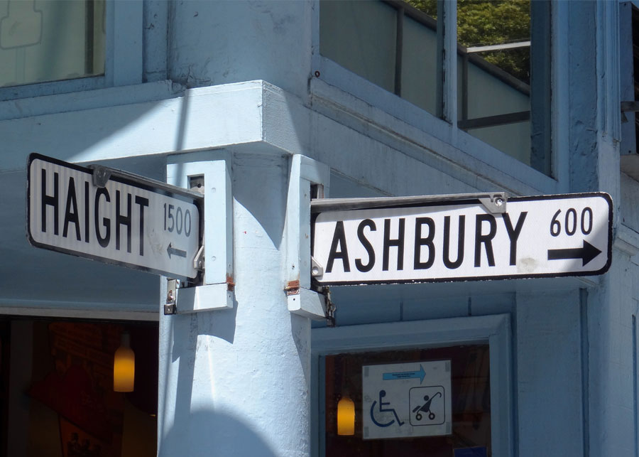 Haight-Ashibury sign